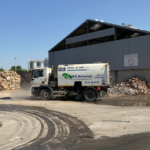 Intervention d’AFC Balayage dans un centre de tri en Alsace pour le nettoyage des zones industrielles et logistiques